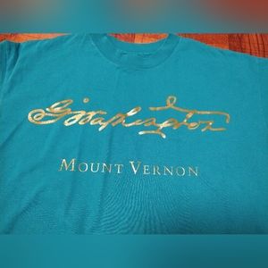 Vintage George Washington Mount Vernon Hanes Fifty Fifty USA Women's XL